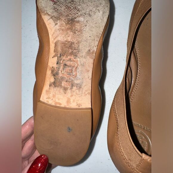 Tory Burch Camel Classic Ballet Flats sz 8 - Picture 5 of 5